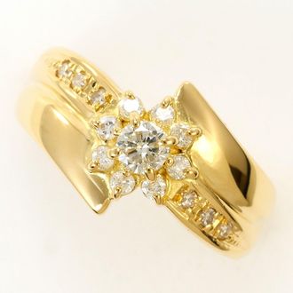 C&A Yellow Gold Yellow Gold (18K) Band Ring (Pre-Owned)