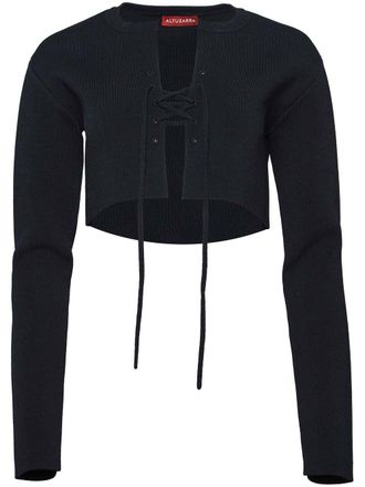 Altuzarra Maglione Zalika a coste - Nero