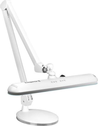OEM L&aacute;mpara De Taller Led Elegante 801-tl Con Base, Intensidad Y Color De Luz Ajustables, Blanca