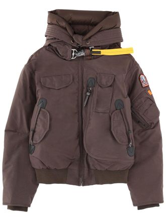 Parajumpers Black Polyamide Gobi Utility Bomber Jacket