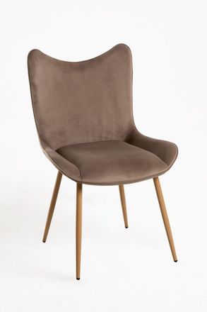Regalos Miguel Sillas Comedor - Silla Tana Terciopelo - Taupe