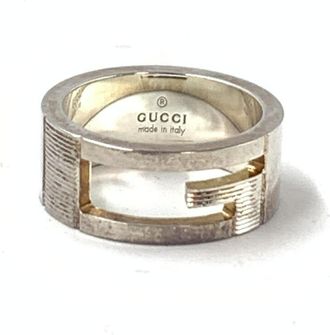 Gucci Silver Silver 925 Band Ring (Pre-Owned)