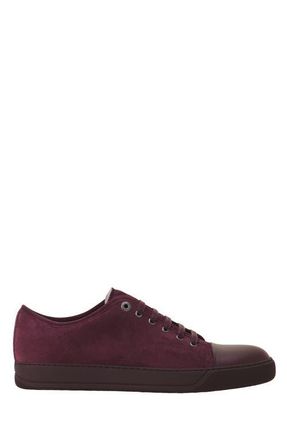Lanvin Dbb1 Leather And Suede Sneakers in Bacchus at Nordstrom, Size 39N Uk