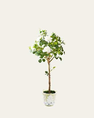 MacKenzie-Childs Cameo 53 Potted Rose Topiary