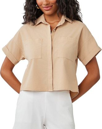 Bella Dahl Two Pocket Short Sleeve Shirt