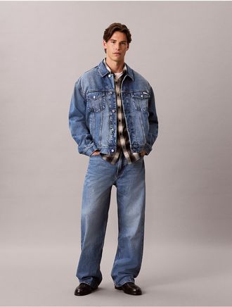 Calvin Klein Jeans Calvin Klein Mens Baggy Jeans - Blue - 29W x 30L