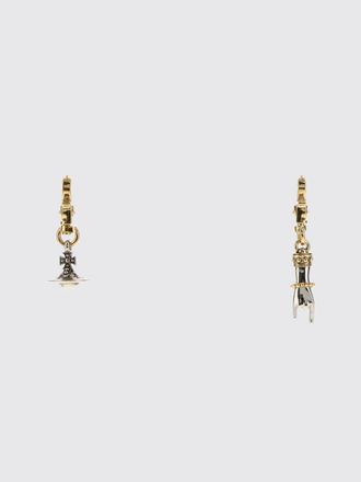 Vivienne Westwood Orecchini pendenti in ottone con logo Orb