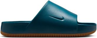Nike Mens Calm Slides - Shoes Blue Force/Blue Force/Gum Med Brown Size 13.0