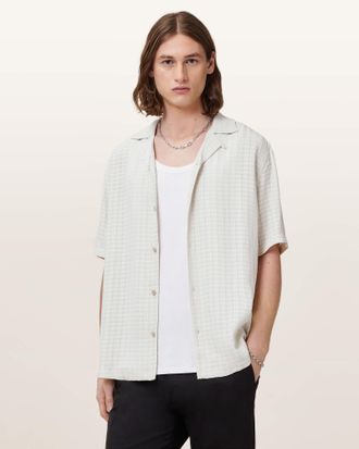 AllSaints Madin Relaxed Fit Textured Shirt