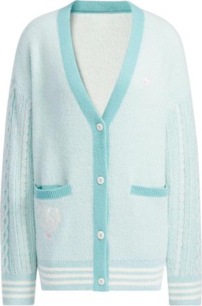 adidas (WMNS) adidas originals V-Day Polo Sweater Asia Sizing Blue JE8281