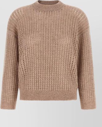 PESERICO sequined openwork sweater