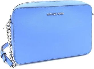 Michael Kors Pre-owned Cross Body Bags, female, Blue, Size: ONE SIZE Pre-owned Leather shoulder-bags