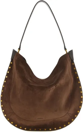 Isabel Marant Dark Brown Oskan Large Shoulder Bag