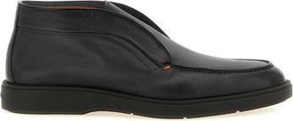 Santoni Digits Instaplaarzen - Heren - Enkellaarsjes - Grijs - 41 1/2 EU - Schoenen