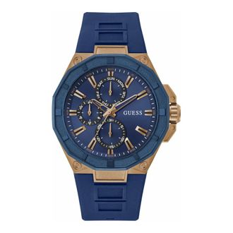 Guess Analogue Watch - Heren - Accessoires - Blauw - Maat: ONE Size
