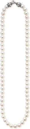 Lagos Luna Freshwater Pearl Necklace in Silver at Nordstrom