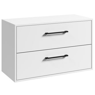 Badplaats Badplaats Mueble Bajo Lavabo Florence 80 X 46 Cm - Blanco Brillo