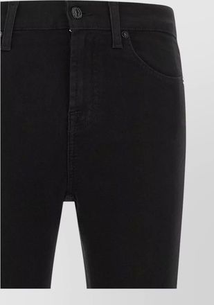 7 For All Mankind denim mid-rise ankle skinny jeans