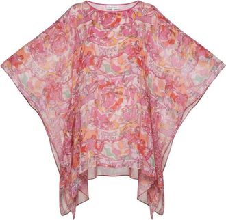 Iceberg Kaftano Fantasy - Dames - Ponchos - Veelkleurig - L - Leer - Jassen