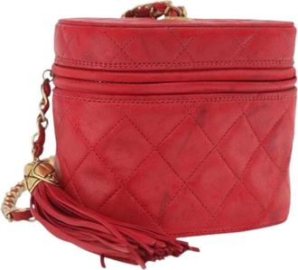 Chanel Pre-owned Mini Bags, female, Red, Size: ONE SIZE Pre-owned Vintage Mini Shoulder Bag