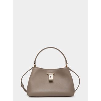 Bally Lock Me Minibag in Grained Leather in Brown at Nordstrom