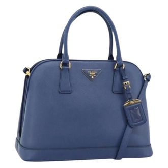 Prada Pre-owned Handbags, female, Blue, Size: ONE SIZE Pre-owned Vintage Hand Bag