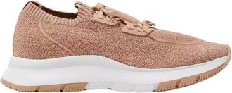 Gianvito Rossi Sneakers, female, Beige, Size: 8 1/2 US Nude Lace-Up Sneakers