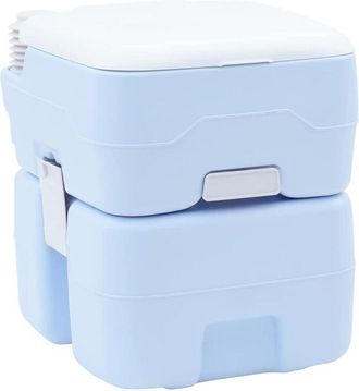 vidaXL Vidaxl - Toilette Portatile per Camping Azzurro 41.5 x 36.5 x 42 cm