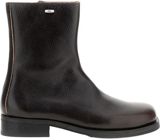 Our Legacy Dark Brown Leather Camion Boots