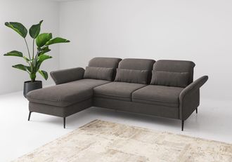 Sit&more Ecksofa &raquo;Emely, inkl. Sitztiefenverstellung&laquo; wahlweise mit Bettfunktion,Bettkasten,Kopf- & Armteilverstellung
