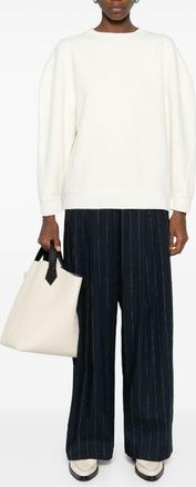 Max Mara Womens Wool Cashmere Blend Sweater - Ivory - Size X-Small