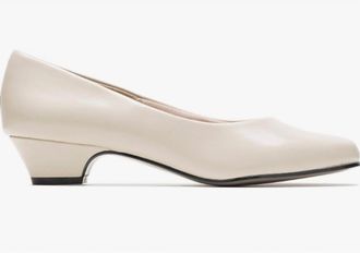 Hush Puppies Womens Angel 2 Pump Heels In Bone