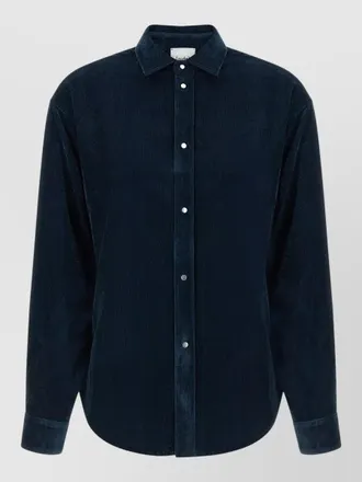 Nude velvet shirt