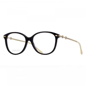 Gucci GG0967O001 Cat-Eye Full Rim Eyeglasses - Black