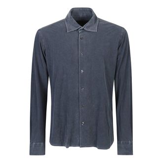Roberto Ricci Design Casual Overhemd - Heren - Casual Overhemden - Blauw - S - Overhemden