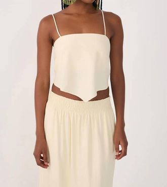 Dress To Handkerchief Camisole In Beige