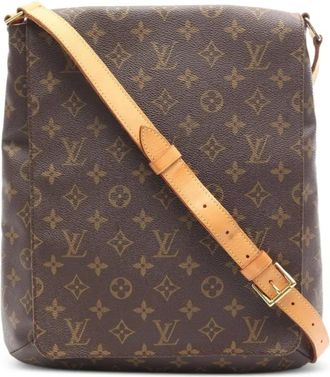 Louis Vuitton Borsa a spalla Musette con monogramma 2002 - Marrone