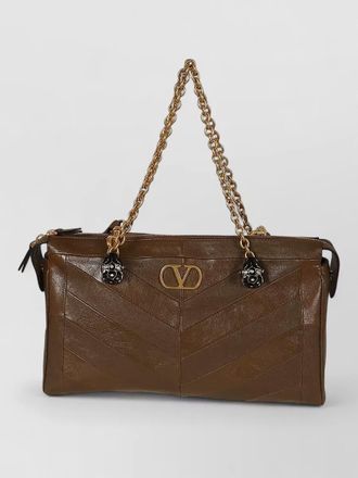 Valentino Garavani medium tote growl patchwork nappa bag