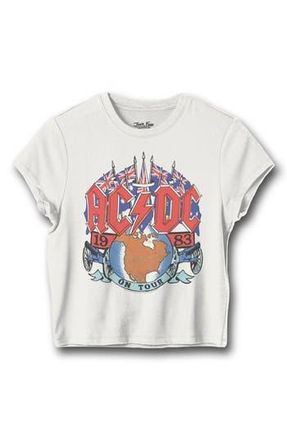 Junk Food AC/DC 1983 On Tour Graphic T-Shirt in White at Nordstrom Rack, Size X-Small