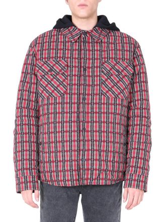 Off-white Red Regular Plaid Shirt
