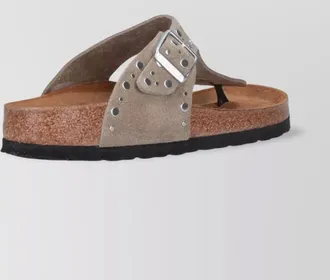 Birkenstock suede rivet sandals