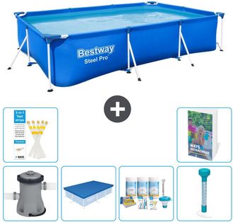 Bestway Piscina Bestway Steel Pro Rectangular - 300x201x66 Cm - 7-piezas S226