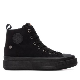 Xti Womens Casual High Top Suede Sneakers Refresh Collection By XTI