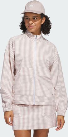adidas adidas Performance Womens Ultimate365 Gingham Jacket - Brown - Size X-Small