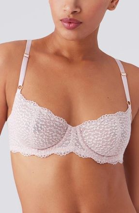 b.tempt'd by Wacoal Untamed Underwire Demi Bra in Rose Smoke at Nordstrom, Size 34Dd