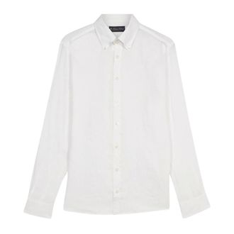 Brooks Brothers Hombre, Camisas, Blanco, Talla: L