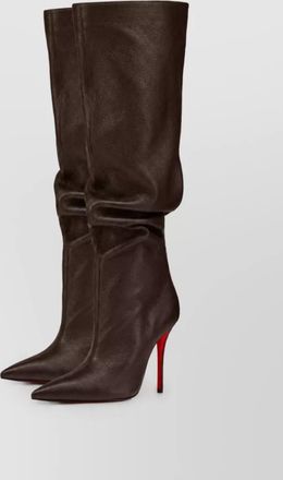 Christian Louboutin leather knee-high stiletto boots
