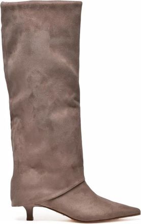 Steve Madden Schoenen, Dames, Beige, 36 1/2 EU, Su&egrave;de, Heeled Boots