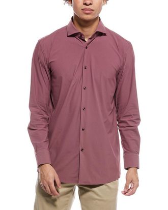 HUGO BOSS Pink Max Sharp Fit Dress Shirt