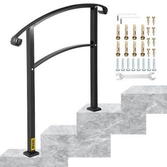 OEM Corrimano Di Transizione Adatto Per Nero Opaco 1 O 3 Gradini